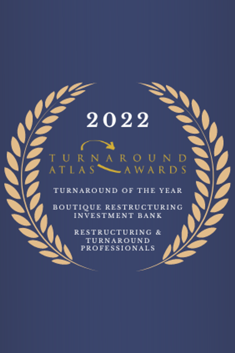 TURNAROUND OF THE YEAR BOUTIQUE RESTRUCTURING INVESTMENT BANK 2